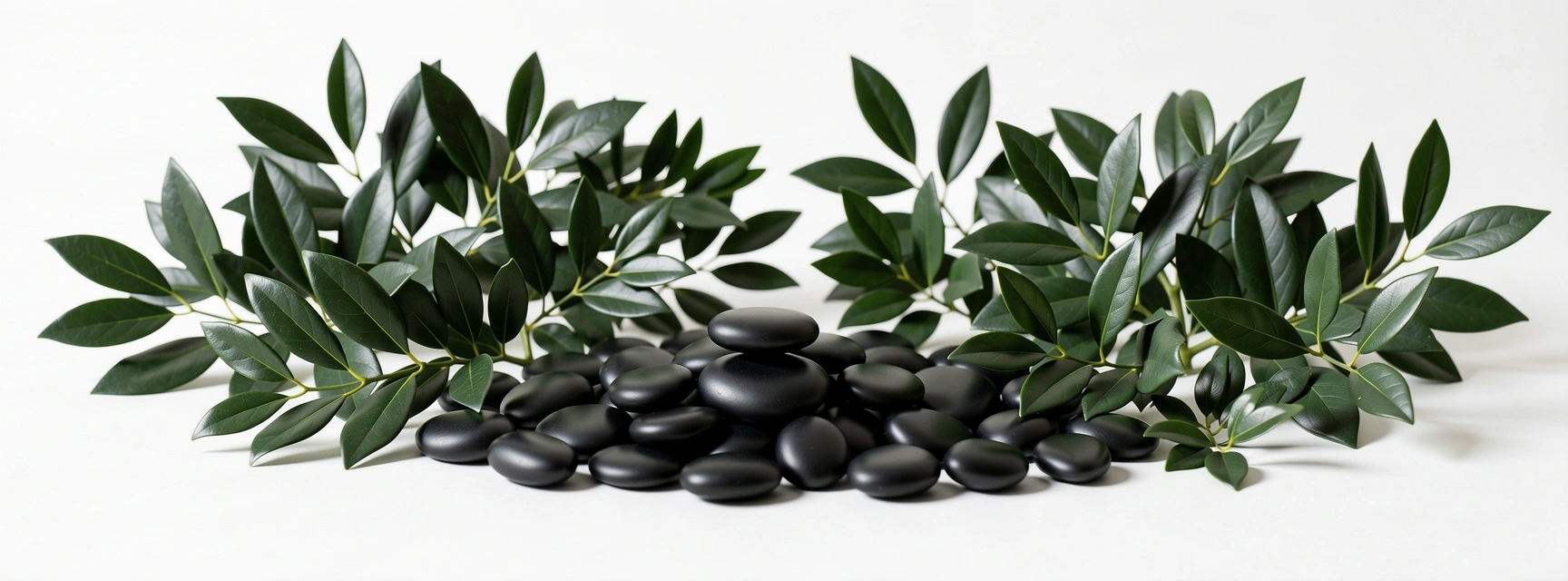 Beruhigende Naturmotive in Dunkelgrün